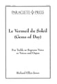 Le Vermeil du Soleil SA choral sheet music cover